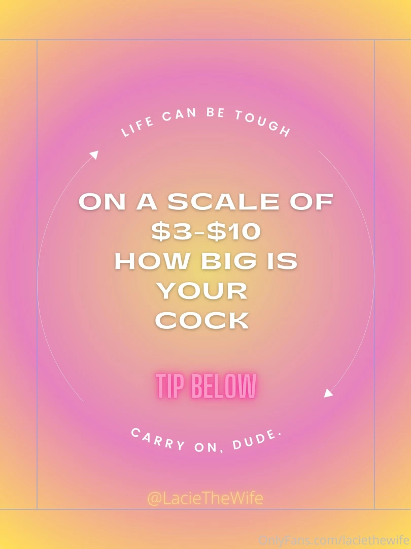 I m dying to find out which of my fans has the biggest wallet let s 