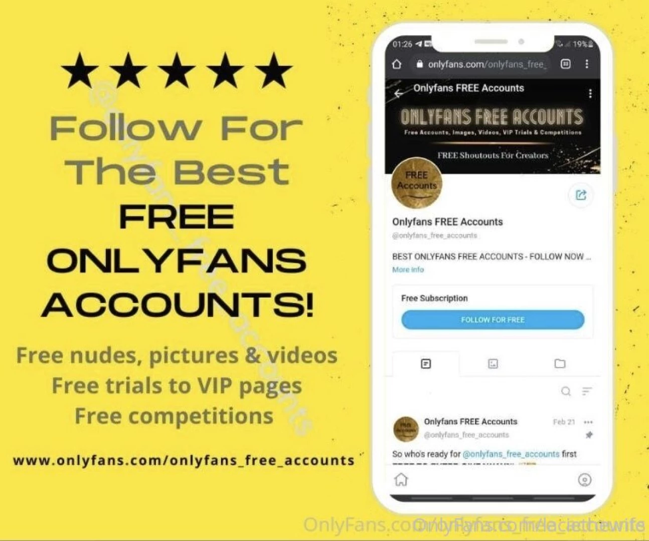 Free nudes free onlyfans accounts pictures videos and free trials to 