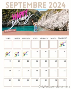 For the occasion of my month birthday september i offer you a little