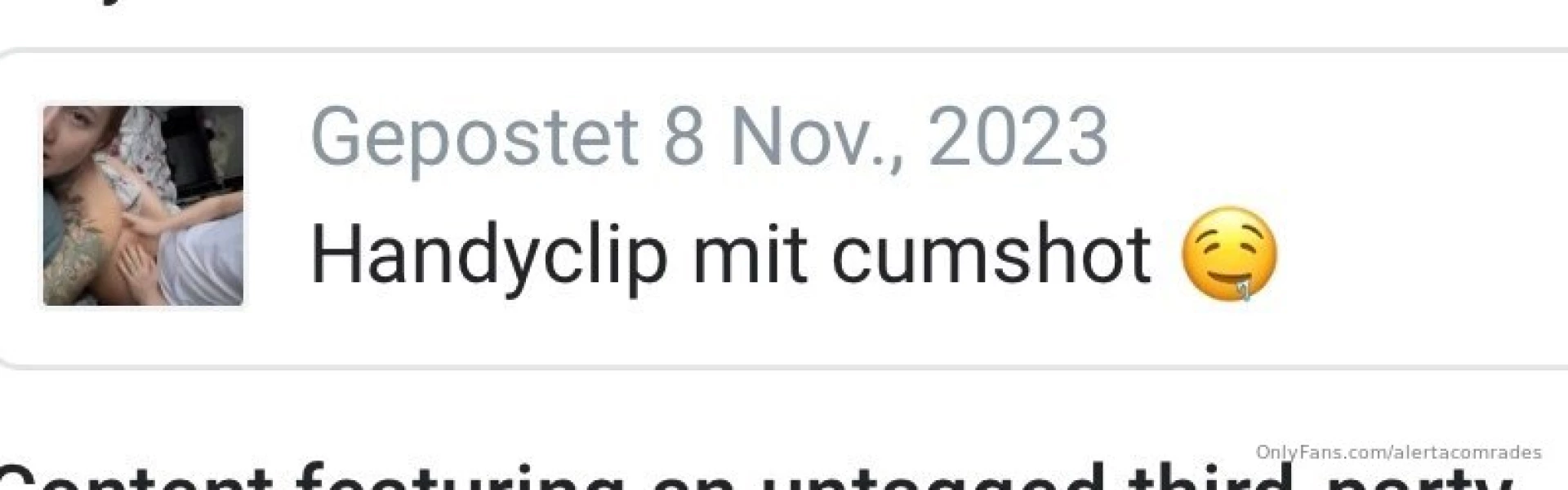 Hier nochmal eine bersicht der sextapes inkl bild und dem alten titel part 3 