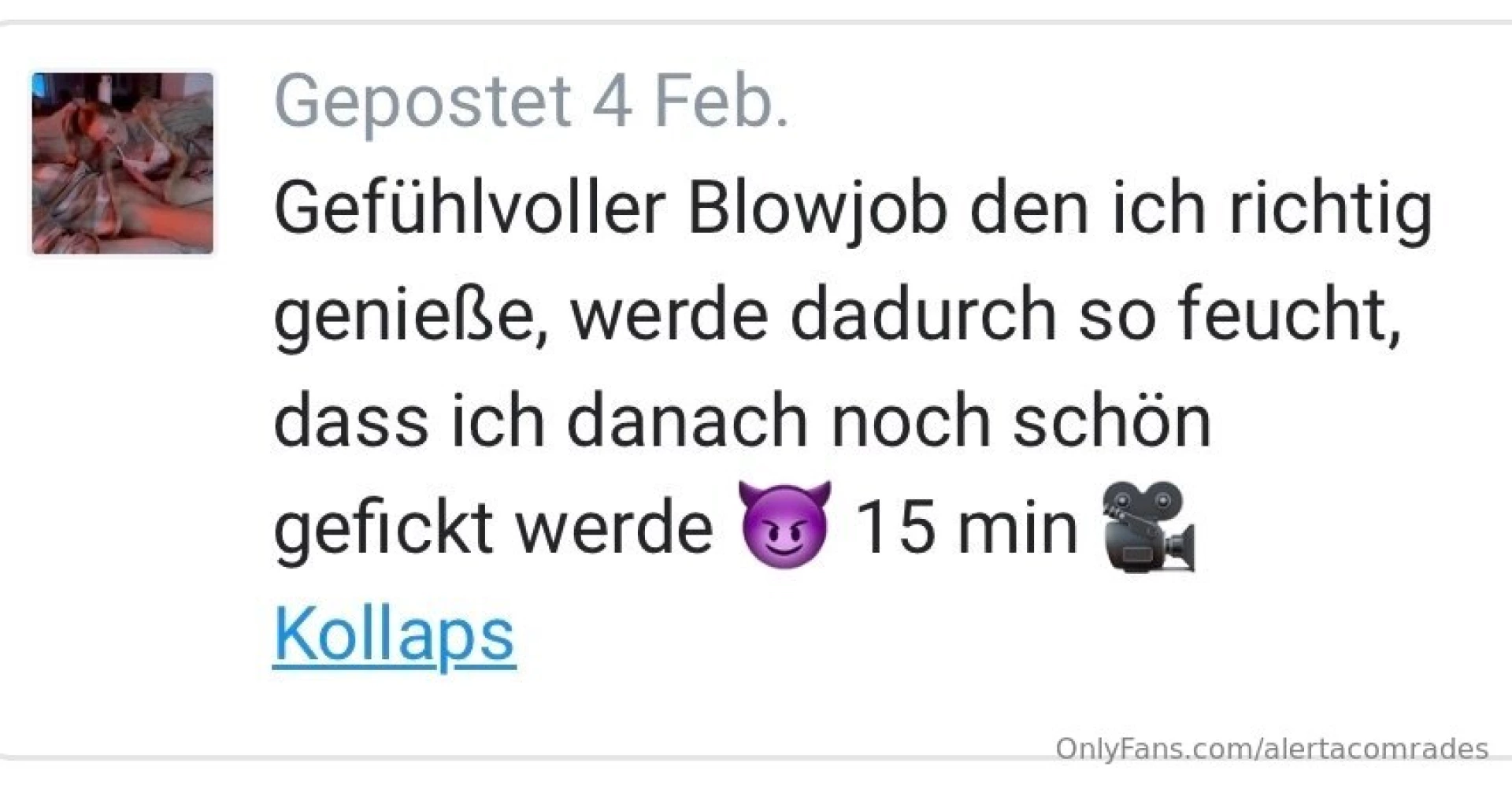 Hier nochmal eine bersicht der sextapes inkl bild und dem alten titel part 14 