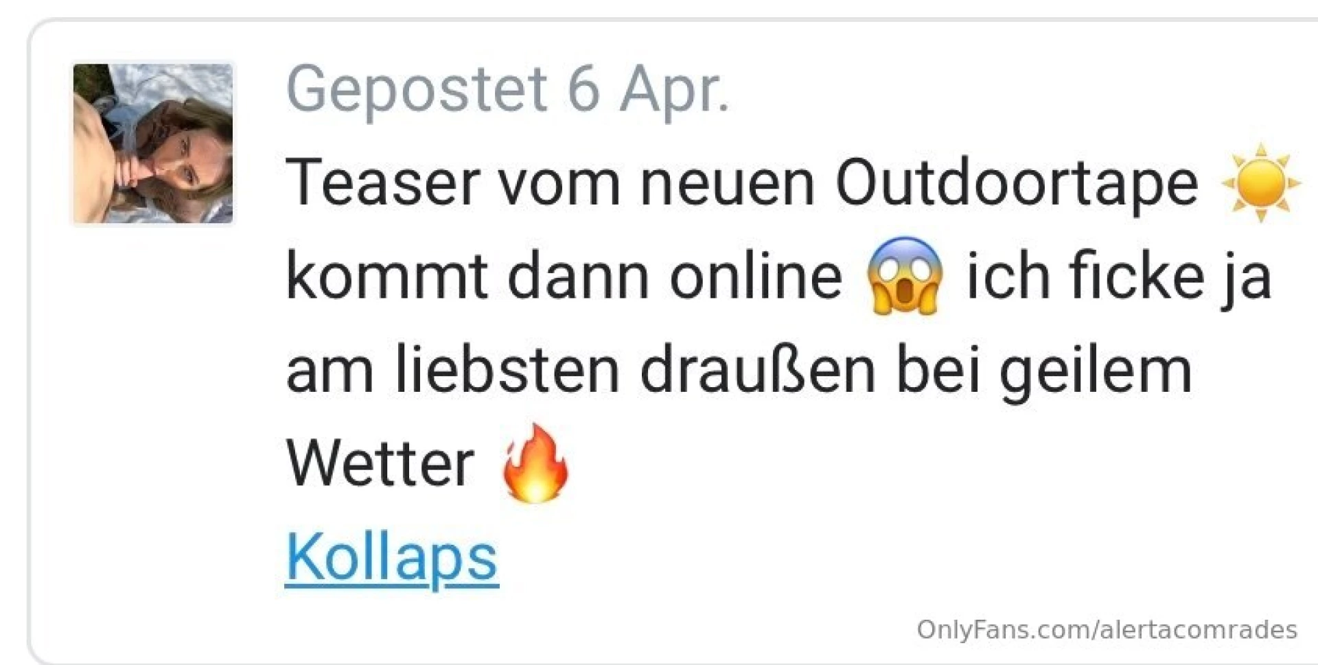 Hier nochmal eine bersicht der sextapes inkl bild und dem alten titel part 28 