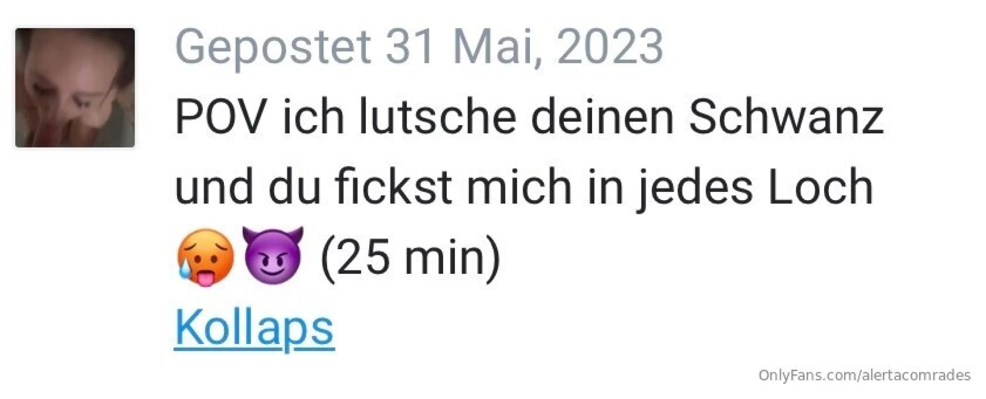 Hier nochmal eine bersicht der sextapes inkl bild und dem alten titel part 17 