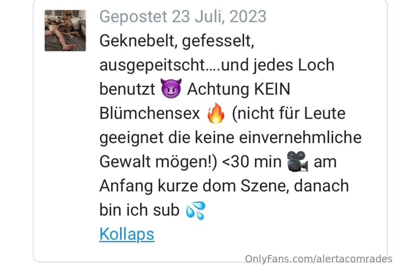 Hier nochmal eine bersicht der sextapes inkl bild und dem alten titel part 35 