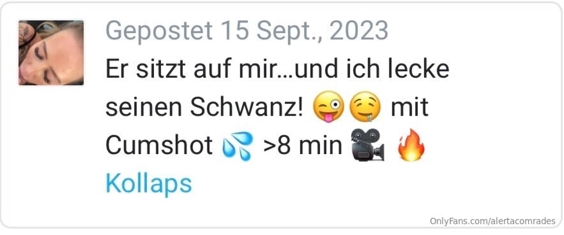 Hier nochmal eine bersicht der sextapes inkl bild und dem alten titel part 20 