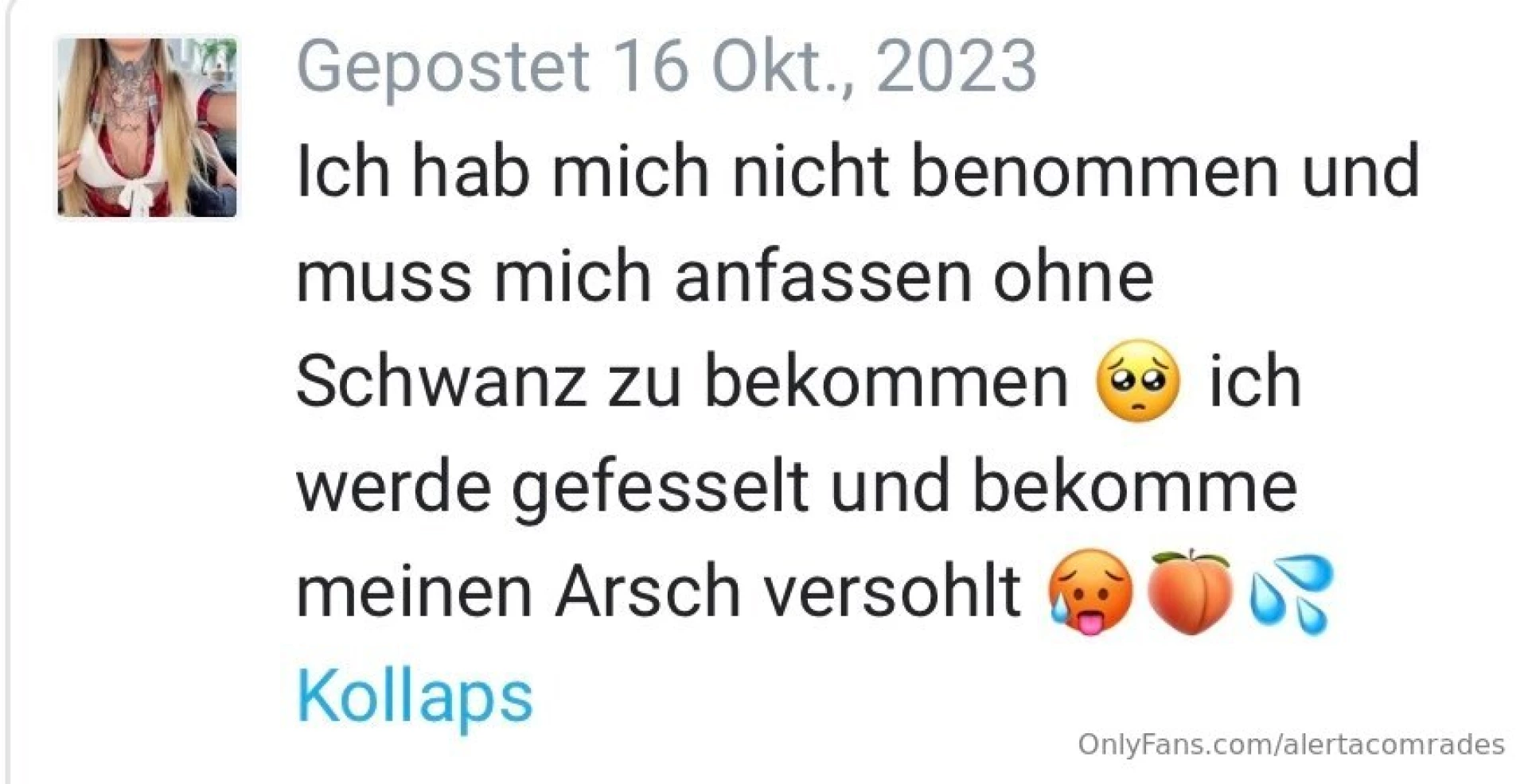 Hier nochmal eine bersicht der sextapes inkl bild und dem alten titel part 16 