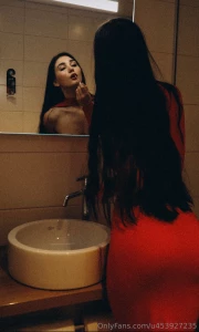 The mirror reflects not only beauty but also confidence red is my part 1