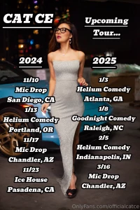 I m on tour may go to your city soon check out my tour dates here come