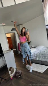 Outfit on point and feeling as sweet as ever going for a walk and