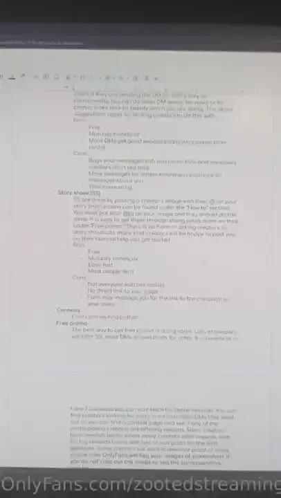 Attention creators i am writing a free onlyfans survival guide and i 