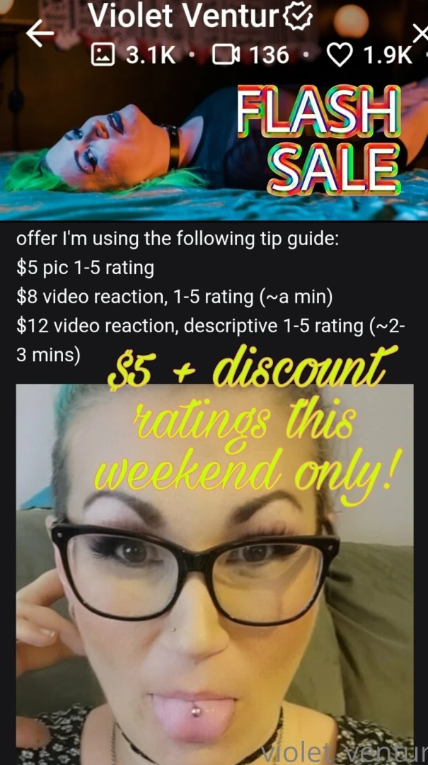 Love nerdy goth milfs nbsp violet_ventur nbsp has you covered 5 for part 1 