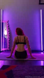 Join me in my late night stretching session i m not very flexible but