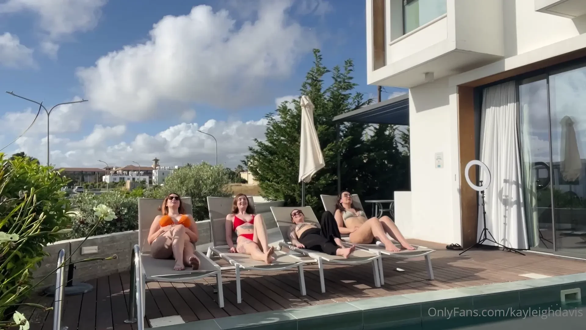 Ah a getaway with the girls only problem is without our husbands 