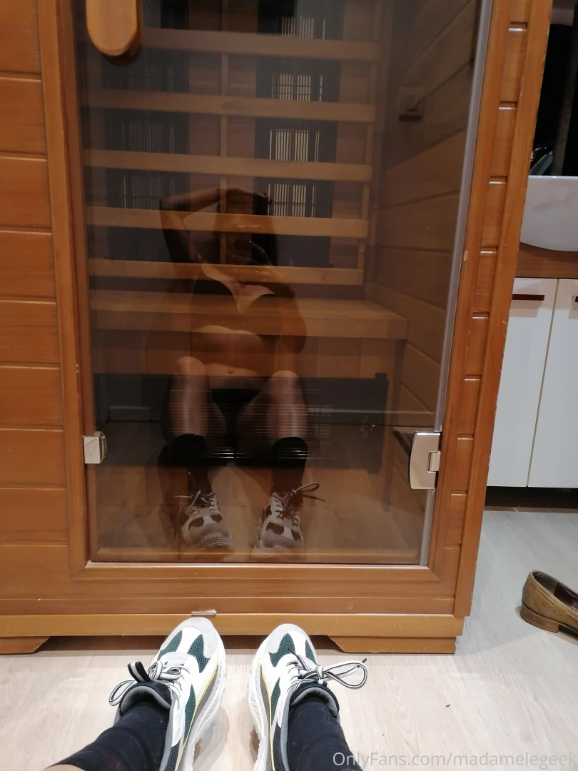 Swipe to open my legs a bit 