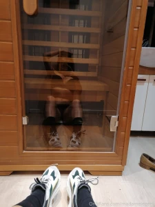 Swipe to open my legs a bit