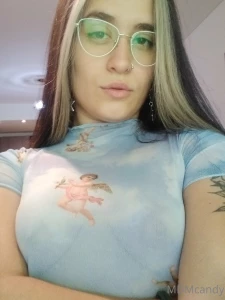 This shirt lets you see my perky tits in the video i show you how i