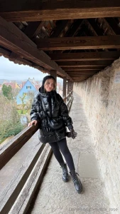 I was in a very beautiful city - rotenberg i liked it for its