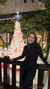 This christmas tree looks beautiful but i still like the green ones