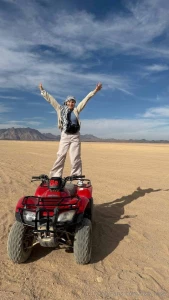 Thought whether to take this excursion on quad bikes decided to take