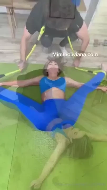 This was a brutal stretching class wanna see how he stretched my pussy 