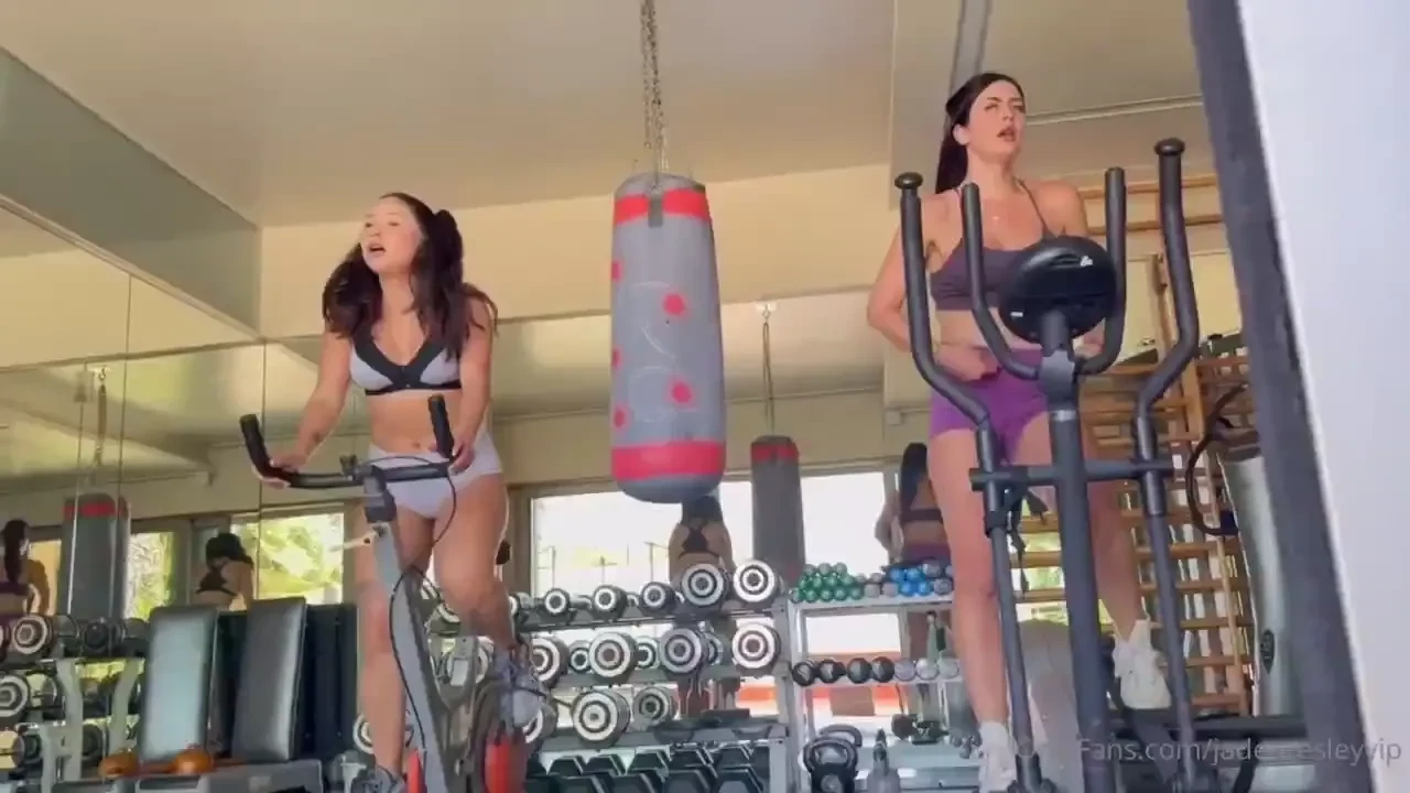 Naughty nbsp threesome nbsp at nbsp gym nbsp with a real nbsp bbc we 