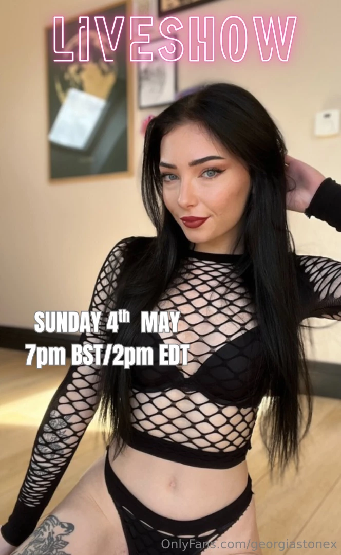 I ll be going live this sunday it s been a while since i ve been live 