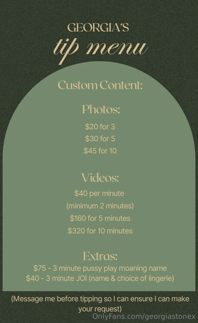 Tip menu i ve updated my tip menu i m open to customs but make sure to 