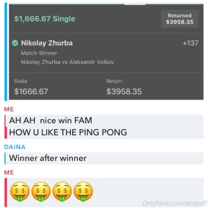 Ping pong is hot right now when i mean hot i mean hot to get the