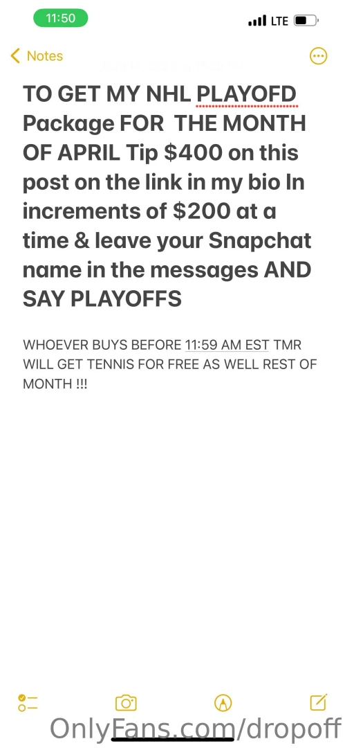 Nhl playoffs monthly and free tennis rest of month tip 400 increments 