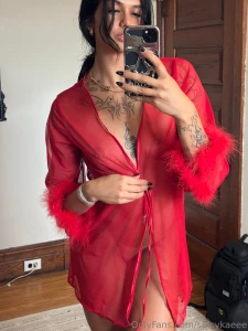 Just wearing something that ll have you thinking naughty thoughts all