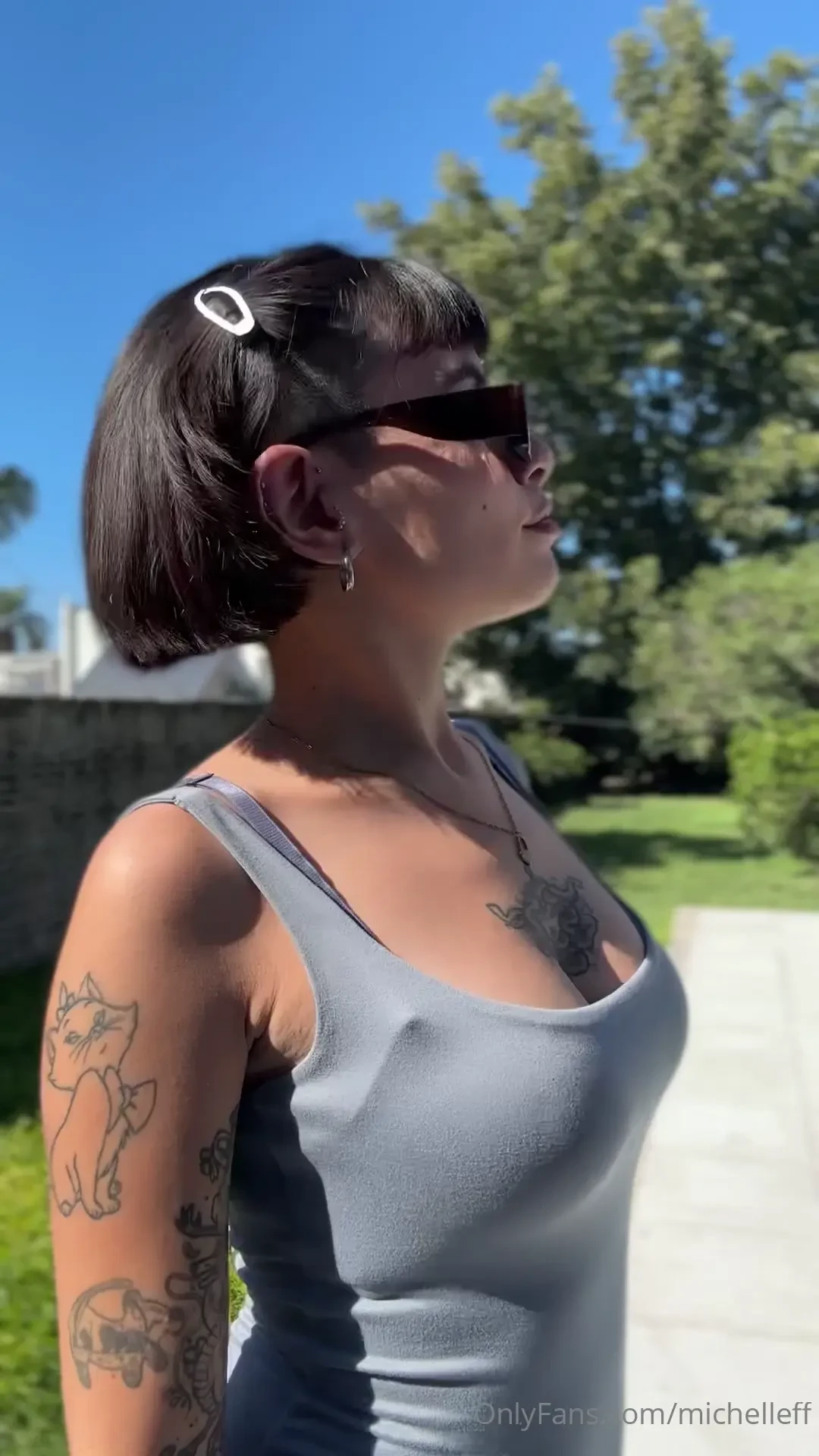 Short hair fierce look and body of a goddess under construction the 