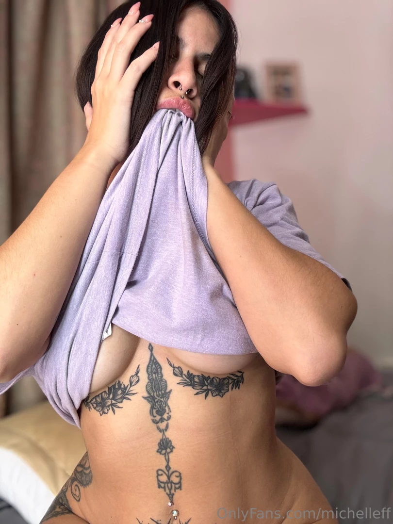 I always end up grabbing my hair gently and touching my soft tits that part 1 