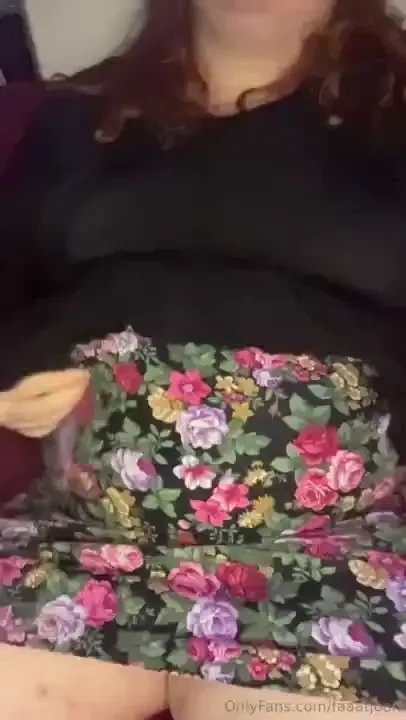 A little belly play tonight feeling so fucking big part 1 
