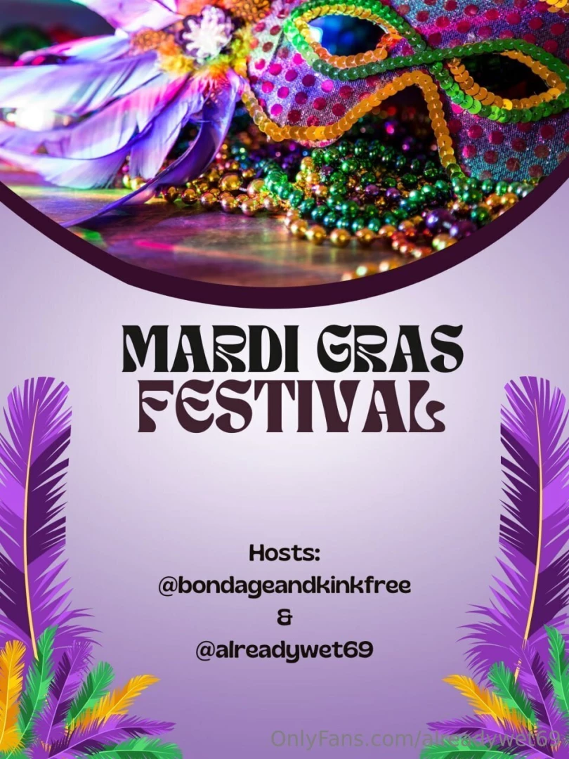 Mardi gras festival spots left 16 start march 4th bondageandkinkfree 