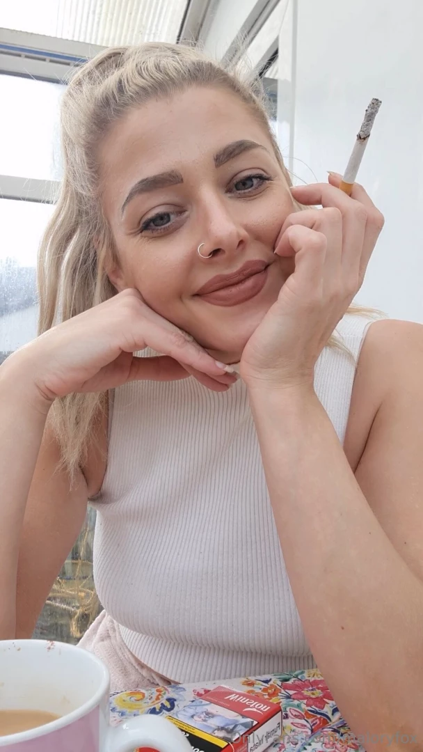 I find calm with a cigarette pausing for peaceful moments of part 4 