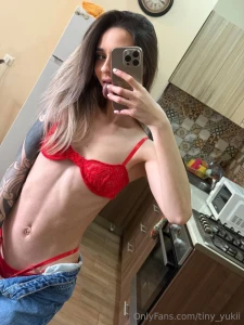 What do you think about my new red lingerie