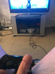 Gaming always makes this pup horny