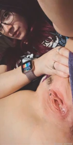 Pulling panties to the side