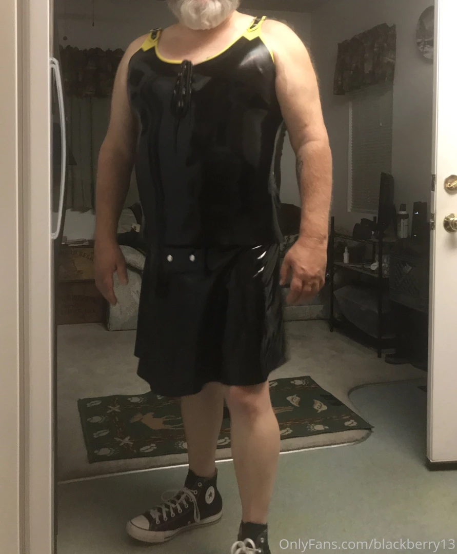 Wore this to a kinky get together when there was light rain predicted 