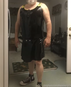 Wore this to a kinky get together when there was light rain predicted