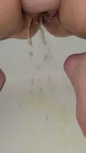 Took a leak in the shower