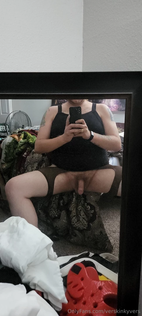 Fooling around in some skimpy chaps 