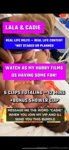 Message me the word cadie when you join my vip and ill send you this part 1