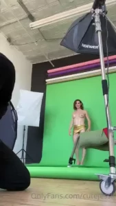 Some behind the scenes at a photoshoot