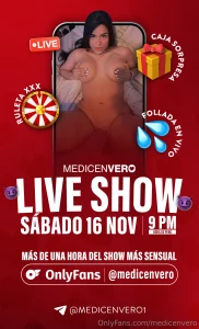 Live show 9 00 pm este s bado 16 nov mi amorr estoy muy emocionada de