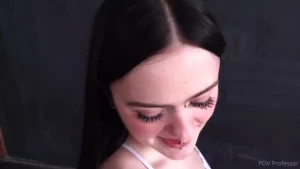 Imani needed a little bit of help and only her favorite professor