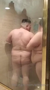 Chubbycub8448 and i soaping one another up