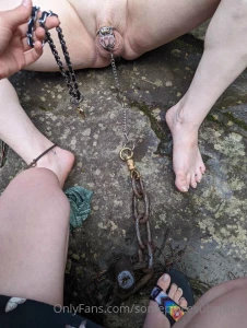 We found a nice secluded spot where miss can leave me without worrying