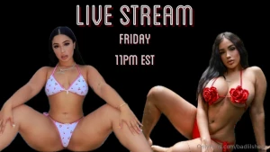 Hitting your livestream again tmrw night with my girl