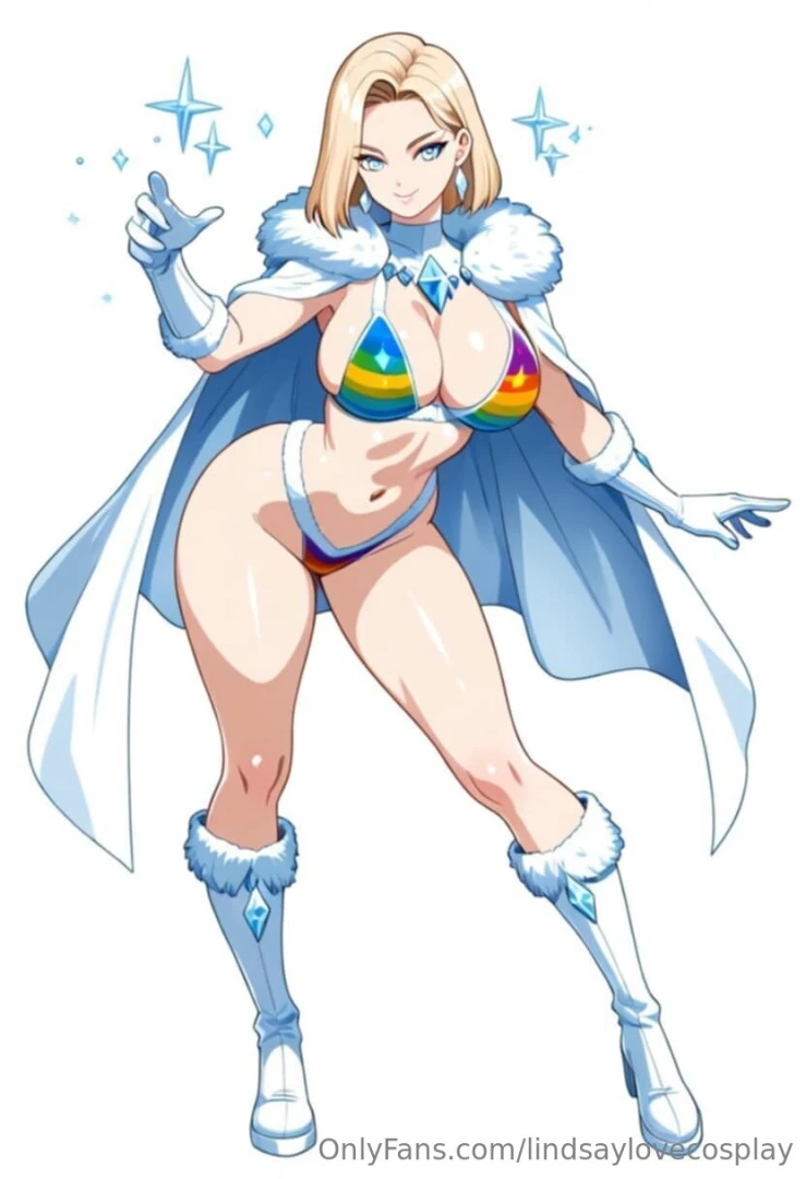 My next june cosplay will be emma frost - pride edition inspo below i 